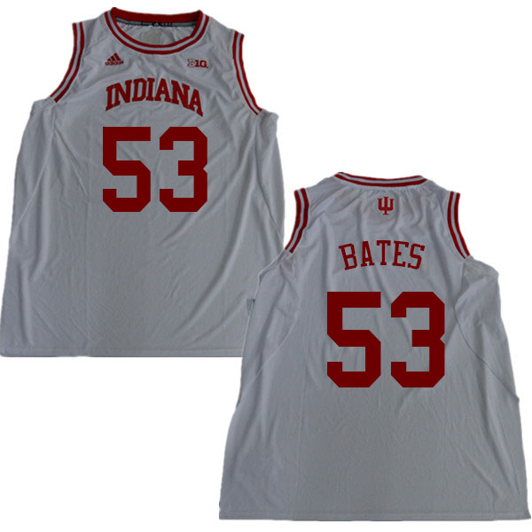 Men #53 Tamar Bates Indiana Hoosiers College Basketball Jerseys Sale-White